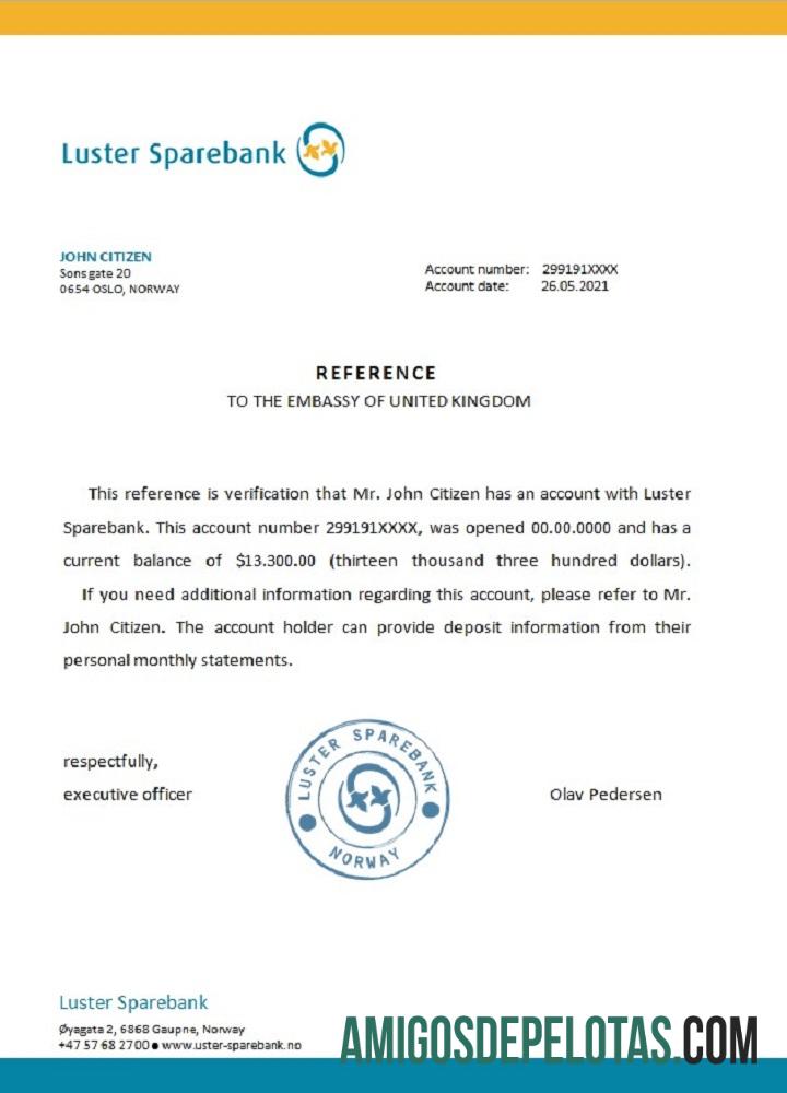 Referência Noruega Lustre Sparebank modelo